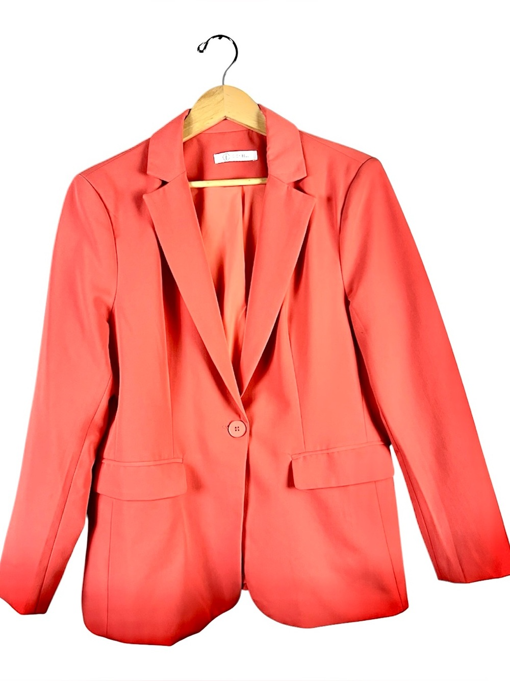 Coral Blazer NWOT One Button Size XL